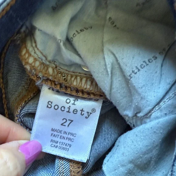 Articles Of Society Dark Blue Skinny Jeans - Picture 3 of 6